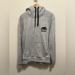 Roots Kanga Hoodie Pullover Grey Speckled Men’s Size Medium